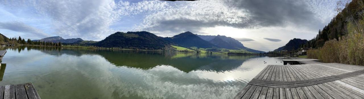 Ferienhaus Kaiserblick - Fewo2 Walchsee Eksteriør billede