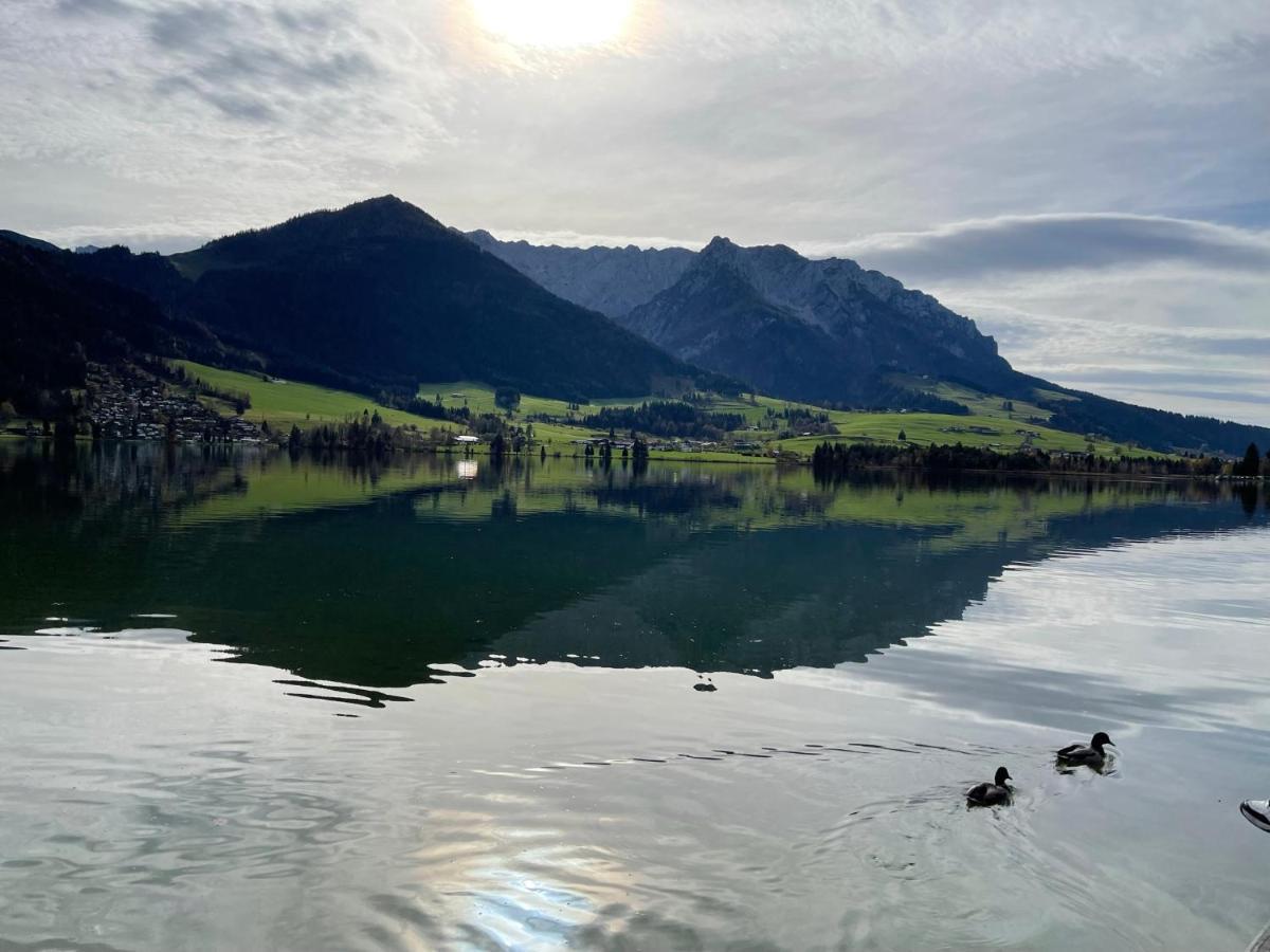 Ferienhaus Kaiserblick - Fewo2 Walchsee Eksteriør billede